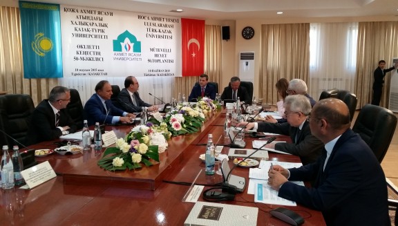 Participation of TİKA President Serdar Çam to the Meeting of Board of Trustees of Akhmet…