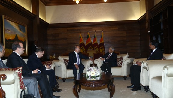 Official Visit of Minister of Foreign Affairs H.E. Mevlüt Çavuşoğlu to Sri Lanka (14/1…