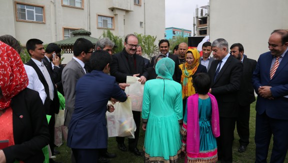 رئيس تيكا الدكتور سردار جام في زيارة افغانستان