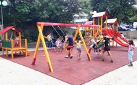 Makedonya'da 'tika Çocuk Oyun Alanları ve Parkları' İnşaat Çalışmaları Başladı